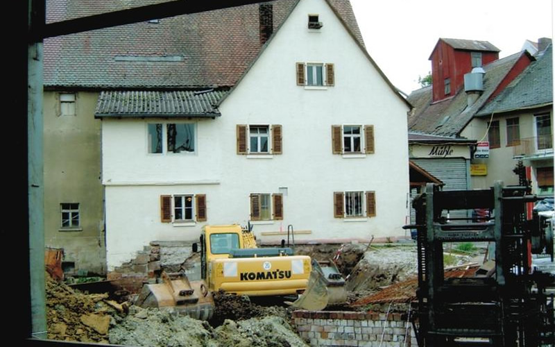 Umbau von Säge in Neuen Mühlenlod´n 2004